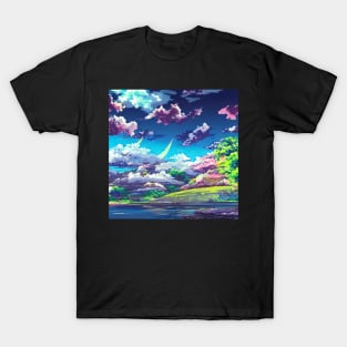 Anime Style Landscape T-Shirt